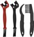Solidchoice - 4 Pièces Brosse de Nettoyage de Chaîne de Vélo Set