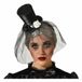 ATOSA BigBuy Carnival hoofdband Zwarte Weduwe Halloween zwart