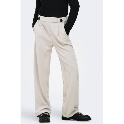 ONLY KIDS ONLY GIRL wide leg casual broek grijs
