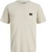 Jack & Jones T-shirt Jjcleveland Tee Ss Crew Neck Sn 12298439 Moonbeam Mannen Maat - M