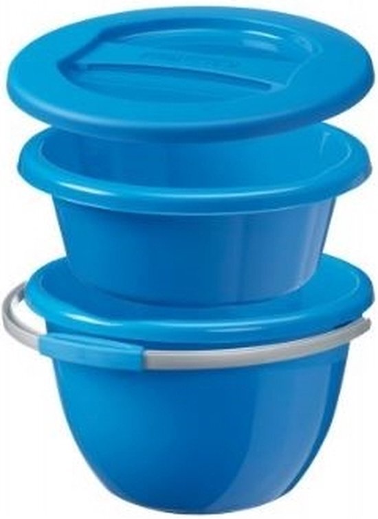 Sunware Water-line Set - groot - 9 l & 14 l - blauw