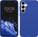 kwmobile hoesje geschikt voor Samsung Galaxy A55 5G - Back cover - Baltisch Blauw