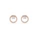 Swarovski Constella 5692263 Oorknoppen Dames Roségoudkleur Metaal Kristal