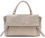 GUESS Devon Top Handle Flap Schoudertas Handtas Light Taupe