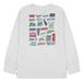 Levi's Kids longsleeve met backprint - wit