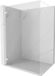Mexen Lunar paroi de douche Walk-in gauche 130 x 200 cm, transparent 8 mm, blanc