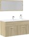 Maison Exclusive - Ensemble de meubles de salle de bain 2 pièces en bois composite chêne Sonoma