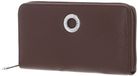 MANDARINA DUCK Mellow Leather Zip Around Wallet Milk Chocolate bruine