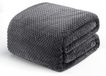 Luxe Fleece Couette, Waffle Jacquard 150 x 200 cm