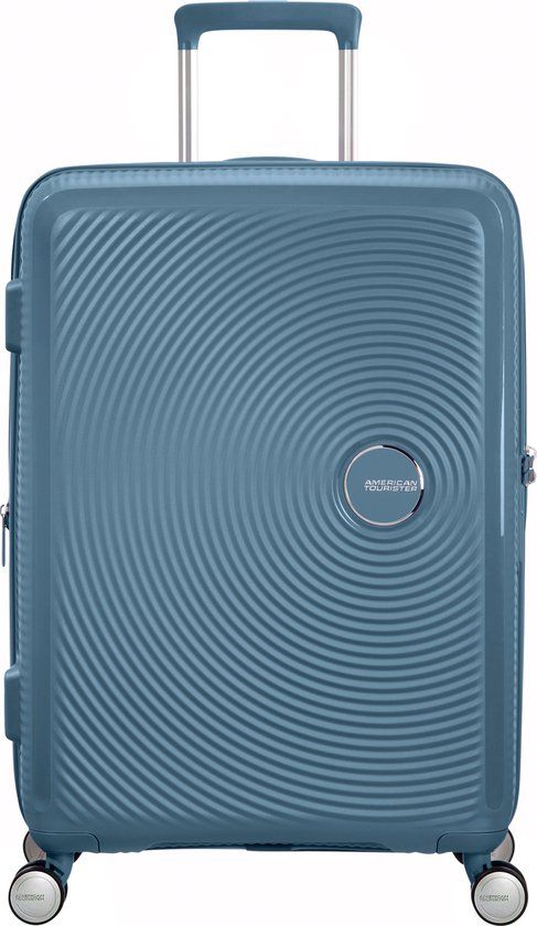 American Tourister Soundbox Spinner 67/24 TSA - Stone Blue - 81 l