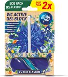 Ambi Pur Toiletblok Blue Blossom - 2 stuks