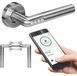 Merkloos Smart deurklink Smart deurklink - Deurslot met pincode en Bluetooth - Ip44 - Linker- en rechterdeur - Buitendeur