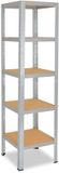 Shelfplaza HOME metalen stellingkast - 180x30x30 cm - verzinkt - 5 planken