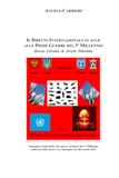 Il Diritto Internazionale in auge alle Prime Guerre del 3° Millennio: Russia - Ukraina & Israele - Palestina