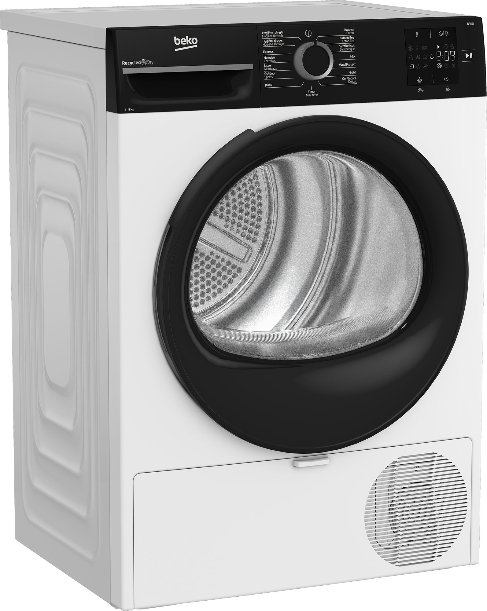 Beko BM3T3824B Wasdroger - Warmtepompdroger - 8 kg - Wit