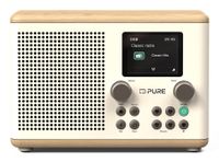Pure Classic H4 Draagbare Digitale Radio - Eiken/Wit