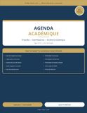 Agenda Scolaire Lycée Non Daté : Prépa Bac, Suivi Moyennes, Parcoursup & Organisateur d'Études pour Lycéens 14-18 Ans (Seconde à Terminale)