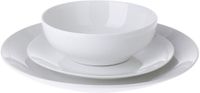 No Vasagle Porseleinen Serviesset - 4 persoons servies 12-delig - Wit rond