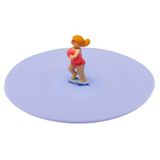 Lurch 210899 Linda Lifesaver glazen deksel, 100% platina-siliconen, BPA-vrij, Ø 10,5 cm