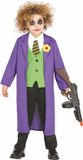 Fiestas Guirca Luxe paarse horror clown the Joker verkleedkostuum - outfit - kinderen - halloween 140/152