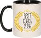 Bellatio Decorations Cadeau koffie/thee mok - de beste Coach van 2026 - zwart - 300 ml - keramiek