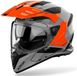 Airoh BADX-X Tune Casque d'enduro - Gris/noir/orange - Taille L