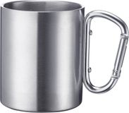 Westmark Roestvrijstalen Mok met Karabijnhaak – 300ml