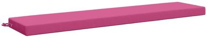vidaXL Coussin de banc SOEST 100% Polyester Rose 170 x 40 x 8 cm