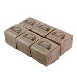 450 Hostelnovo 450 servetten van gerecycled papier, klein en afzonderlijk, 100% recyclebaar en biologisch afbreekbaar, ideaal voor cocktails, schaakpatronen, 10 x 10 cm, gevouwen.
