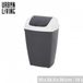 Urban Living Fornord import distribution "PASHA" Flip Prullenbak 10L Tweekleurig Wit en Moonrock