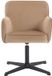 Vente-unique Fauteuil de bureau - Velours - Beige et noir - CAPULI