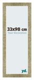 Your Decoration - Cadre photo 33x98 cm - MDF - Or antique - Mura