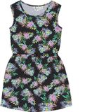 Roxy Surfs Up Rg Printed Mouwloze Jurk Zwart 16 Years Meisje