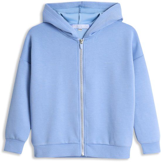 4PRESIDENT Sweater meisjes - Light Blue - Maat 110 - Meisjes trui