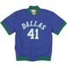 Veste d'échauffement NBA Off Court N° 41 Dirk Nowitzki Dalmav pour homme