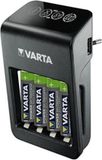 Varta Power on Demand LCD-stekkeroplader+ voor AA/AAA/9V-accu's USB-apparaten