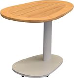 AVH-Collectie Monza Aluminium Latte Side Table 62x45xH48 cm