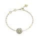 GUESS STYLISH GOLD-PLATED LA FLEUR BRACELET JUBB04549JWYG - LENGTH: 14.5 CM