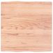 VidaXL Tafelblad Natuurlijke Rand 60x60x2 cm Eikenhout Lichtbruin