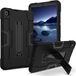 Merkloos / Sans marque Samsung Tab A 8,4 (2020) T307 hoes met kickstand, duurzaam, zware schokdemping, hard hybride drielaags, beschermende tablet, siliconen hoes, zwart