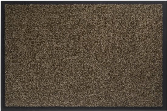 Hamat Deurmat Schoonloopmat Twister bruin 90x150cm