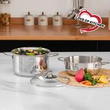 Karaca Mutfaksever - Stalen Pan voor Mosselen - Kookpan - Paellapan - 20 cm