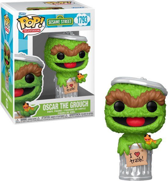 Funko Pop! Sesame Street Oscar The Grouch Vinyl Figure 1793