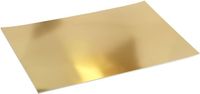 Creativ company Metallic foliekarton, A2 42x60 cm, goud, 10 vellen
