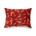 BonaMaison Oranje-Bordeaux Decoratieve Kussensloop, Kussenhoezen Bank, Decoratieve Kussenhoesjes, Kussensloop; Sofa, Slaapkamer, Kantoor, Auto 35x50 Cm - Ontworpen en vervaardigd in Turkije