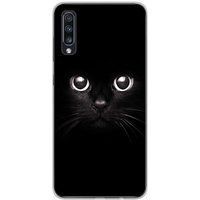 1001 coques Samsung Galaxy A70 Cat Eyes Siliconen Hoesje
