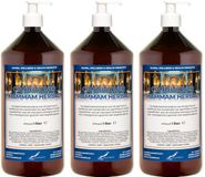 Claudius Cosmetics B.V. Hammam Herbal Hairconditioner 1 liter met 3 witte pompen - set van 3 stuks