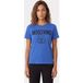 Moschino T-shirt en jersey biologique avec logo Double Smiley® Bleu