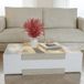 en.casa Salontafel Eljak 110x57x31 cm wit en travertin