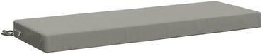 vidaXL Bankkussen SOEST 100% Polyester Grijs 110 x 40 x 8 cm